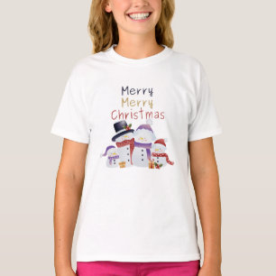 Camiseta Retrato de Snowman