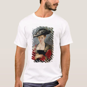 Camiseta Retrato de Susanna Lunden (Le Chapeau de Pail)
