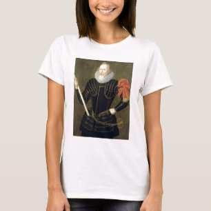 Camiseta Retrato de um Homem, 1593 (óleo no painel)