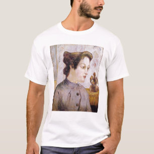 Camiseta Retrato de uma jovem mulher, 1886 de Paul Gauguin