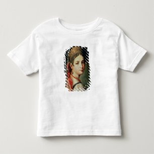 Camiseta Retrato de uma Menina em Sarafan e