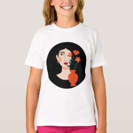 Camiseta Retrato de uma mulher