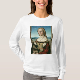 Camiseta Retrato de uma senhora com um unicórnio, c.1505-6