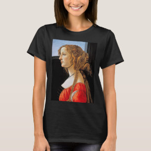 Camiseta Retrato de uma Senhora, Sandro Botticelli