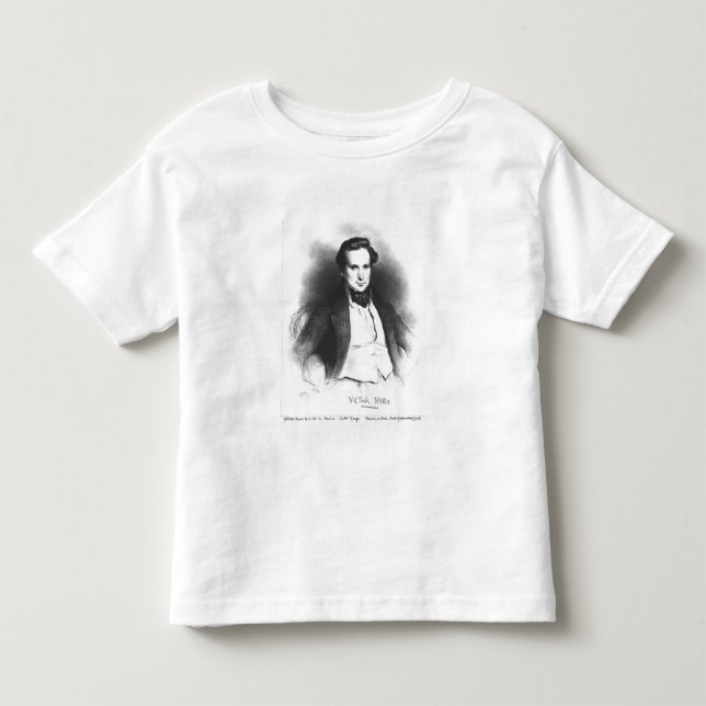 Camiseta Retrato de Victor Hugo (Frente)