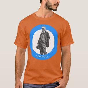 Camiseta Retrato de Walt Whitman amigos menino