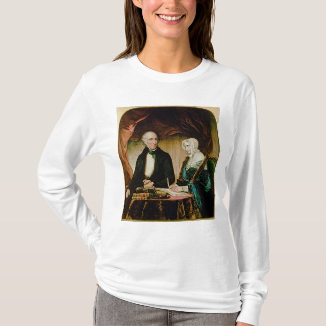 Camiseta Retrato de William e de Mary Wordsworth, 1839 (Frente)