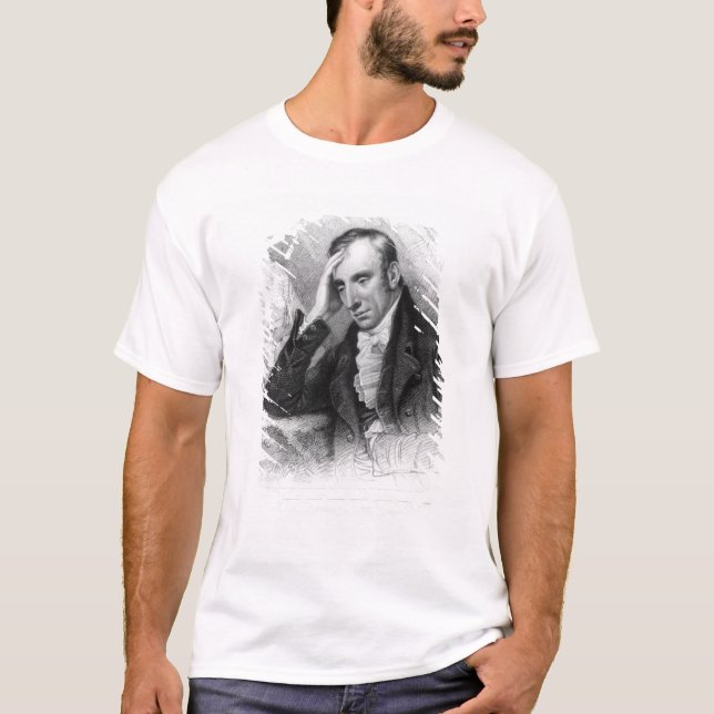 Camiseta Retrato de William Wordsworth (Frente)