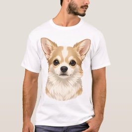 Camiseta Retrato Detalhado e Realista de Cão Toller de Pato