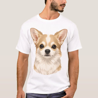 Camiseta Retrato Detalhado e Realista de Cão Toller de Pato