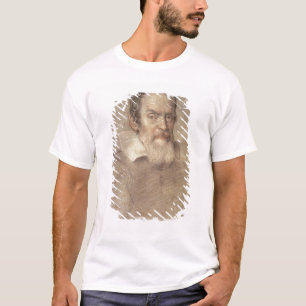 Camiseta Retrato do astrónomo de Galileo Galilei