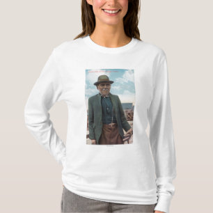 Camiseta Retrato do chefe de Siwash da discussão do forte