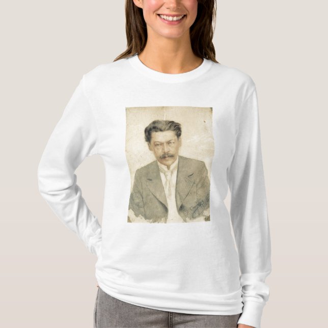Camiseta Retrato do compositor Anton Arensky (Frente)