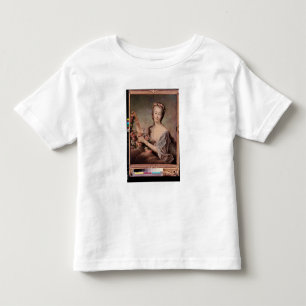 Camiseta Retrato do condessa du Barry como a flora
