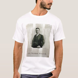 Camiseta Retrato do coronel Theodore Roosevelt (litho)