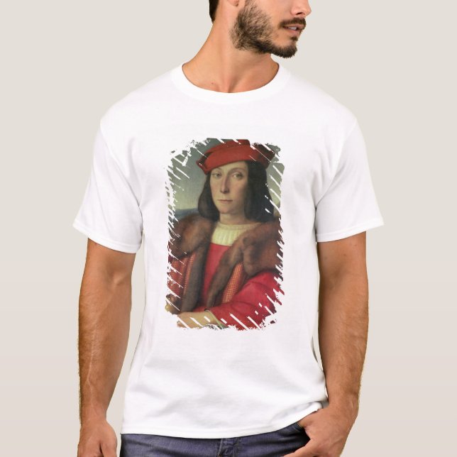 Camiseta Retrato do della Rovere de Francesco, duque de (Frente)