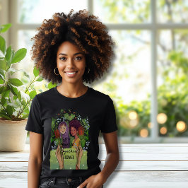 Camiseta Retrato do Dia Internacional da Mulher Mais Forte