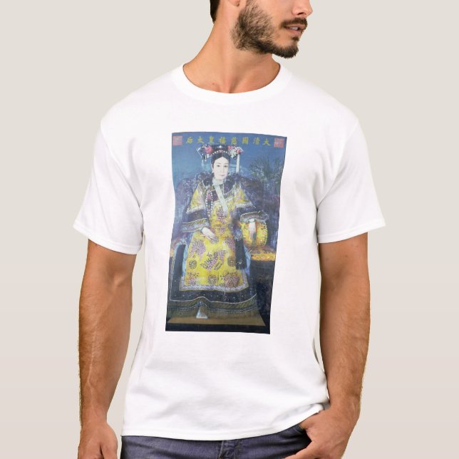 Camiseta Retrato do Dowager de imperatriz Cixi (Frente)