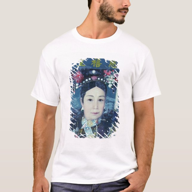 Camiseta Retrato do Dowager de imperatriz Cixi (Frente)