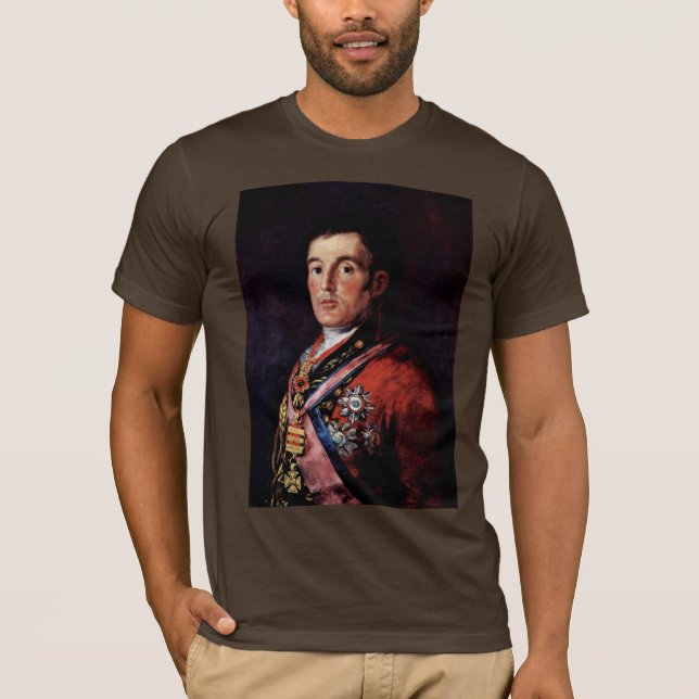 Camiseta Retrato do duque Wellington (Frente)