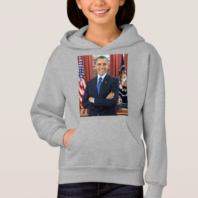 Camiseta Retrato do Gabinete Oval, Obama Barack Presidente  (Frente)