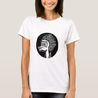 Camiseta Retrato do homem-pata desenho esquemático