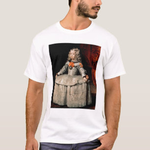 Camiseta Retrato do Infanta Margarita envelhecida cinco