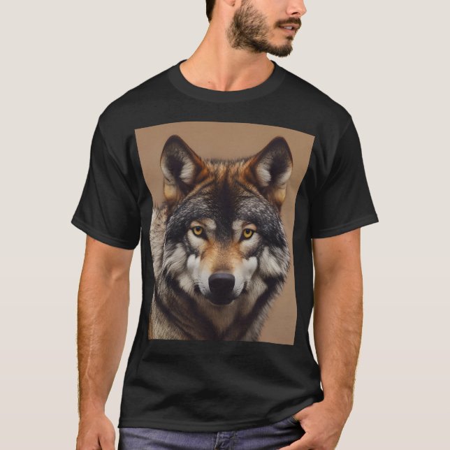 Camiseta Retrato do lobo (Frente)