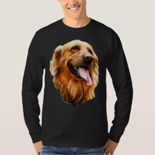 Camiseta Retrato do ouro Retriever