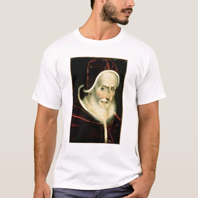Camiseta Retrato do papa Pius V   1576-80 (Frente)