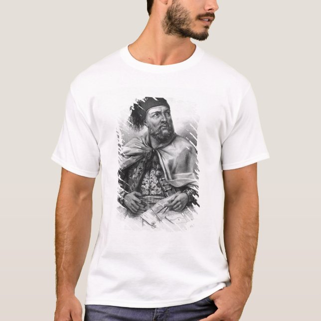 Camiseta Retrato do Pasha de Ibrahim, 1840 (Frente)
