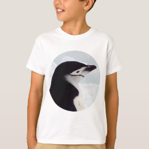 Camiseta Retrato do pinguim de Chinstrap
