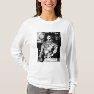 Camiseta Retrato do senhor Francis Drake