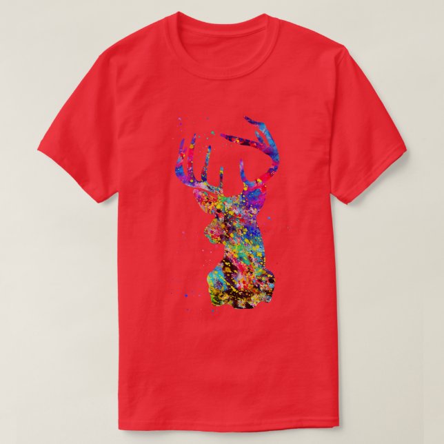 Camiseta Retrato do Stag 1 (Frente do Design)