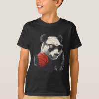 Retrato do Urso Panda Sketll Amante do Desenho Ske