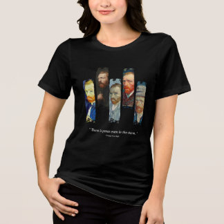 Camiseta retrato e citação de Vincent Van Gogh