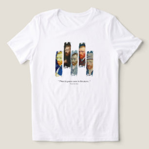 Camiseta retrato e citação de Vincent Van Gogh