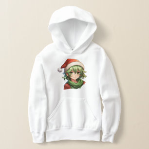 Camiseta Retrato Elf De Natal Do Estilo Anime