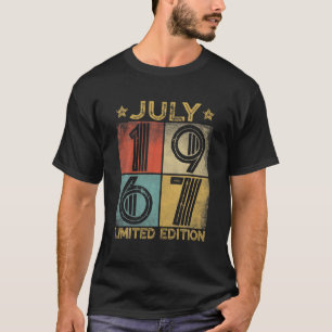 Camiseta Retrato Em Distância Julho De 1967 54º Aniversário