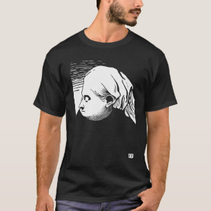 Camiseta Retrato em Xilogravura da Rainha Vitória