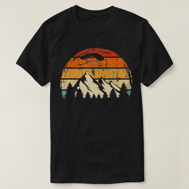 Camiseta retrato engraçado Paraglider Thermal (Frente do Design)