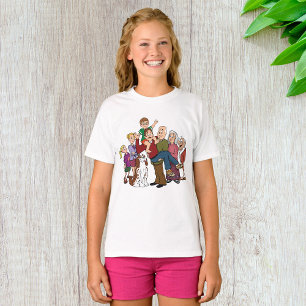 Camiseta Retrato Familiar Meninas T-Shirt