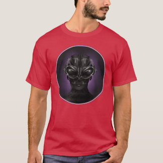 Camiseta Retrato fantástico de um ser extraterrestre amigo