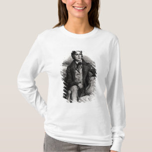 Camiseta Retrato Franz Liszt do agosto de 1832