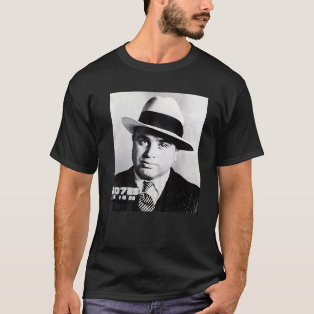 Camiseta Retrato Gangster Al Capone (Frente)