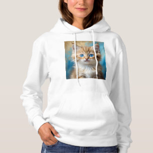 Camiseta Retrato Gato Adorável