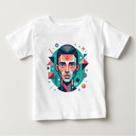 Camiseta Retrato Geométrico