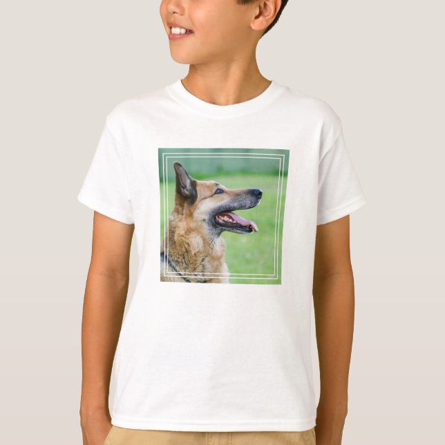 Camiseta Retrato German shepherd (Frente)