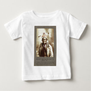 Camiseta Retrato indiano de Geronimo do líder de Chiricahu