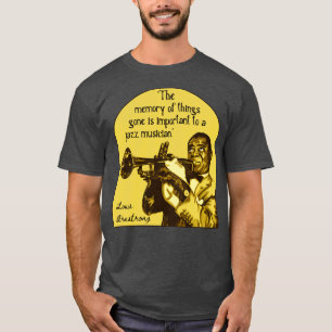 Camiseta Retrato Louis Armstrong E Citação 1
